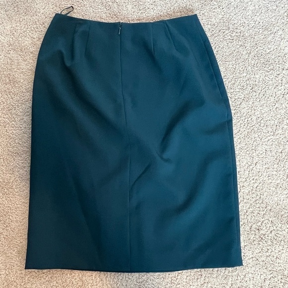 LARRY Levine Women’s Turquoise Skirt Size 10 - Picture 5 of 9
